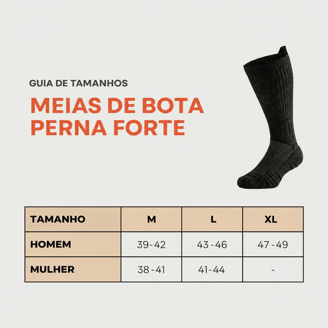 Meias Mestre Cano Alto – Perna Forte
