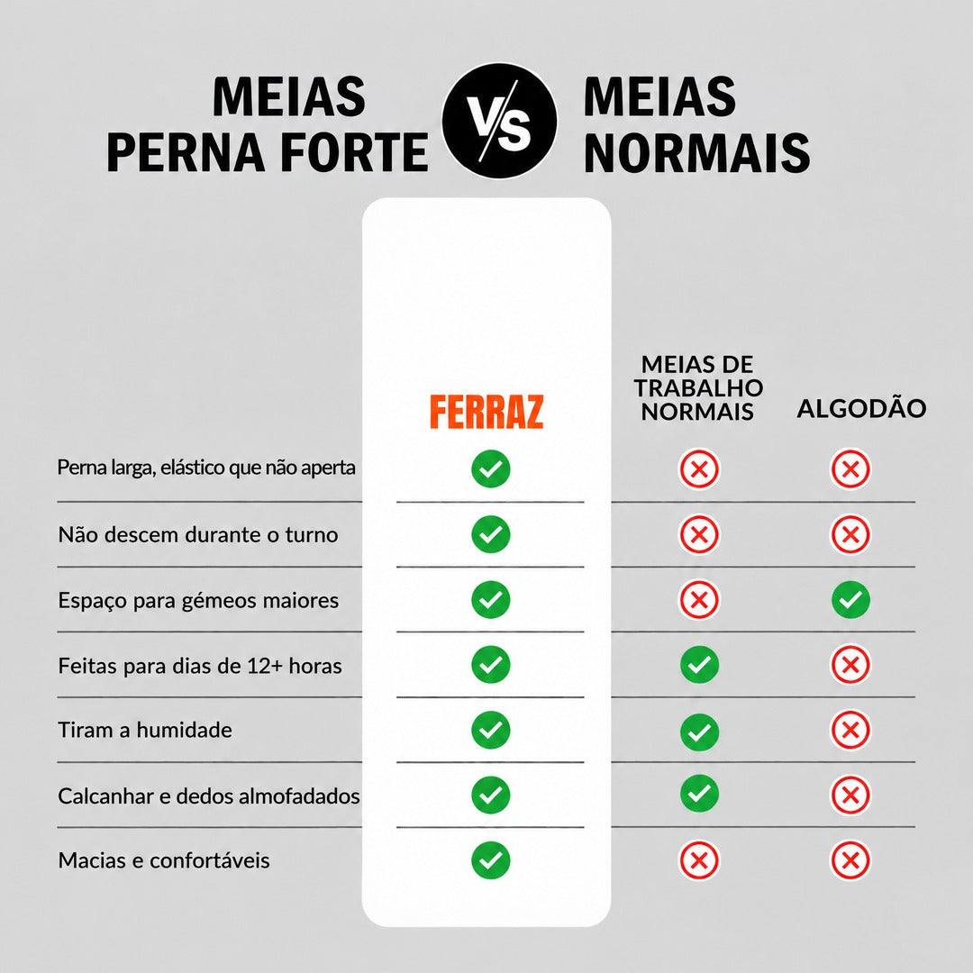Meias Mestre Cano Alto – Perna Forte